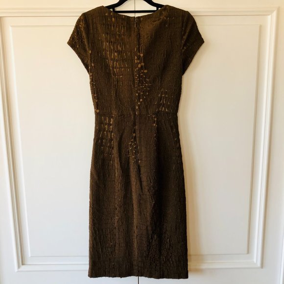 *NWT* Snake-Print Pleated-Waist Sweetheart Neck Dress - Made in Canada- XXS - Picture 2 of 16